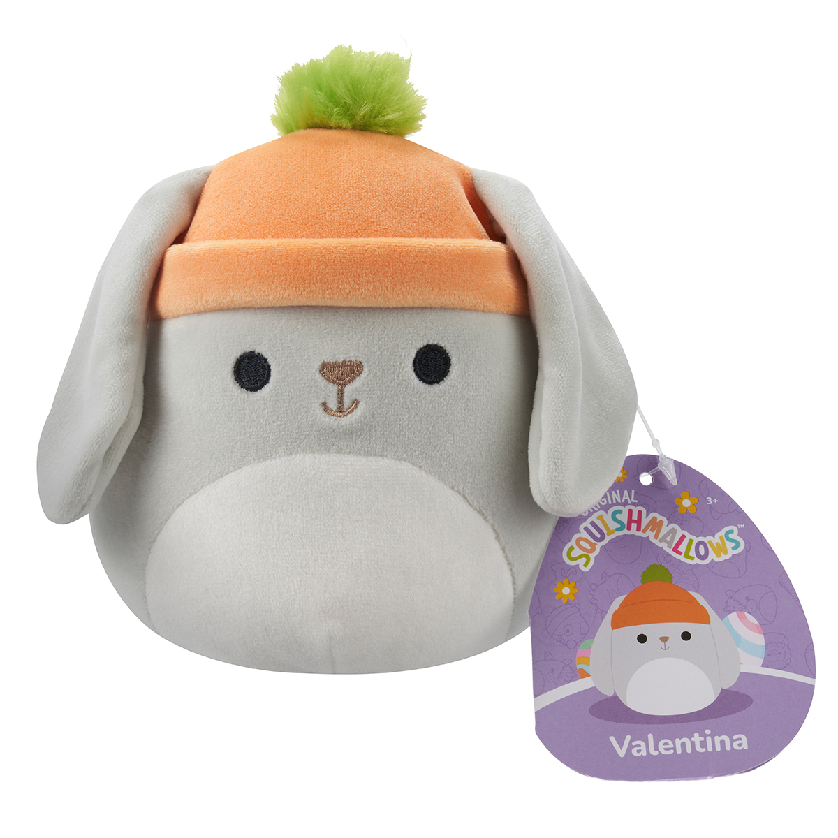 М'яка іграшка Squishmallows – Кролик Валентина (Valentina) – 13 см — превʼю 7