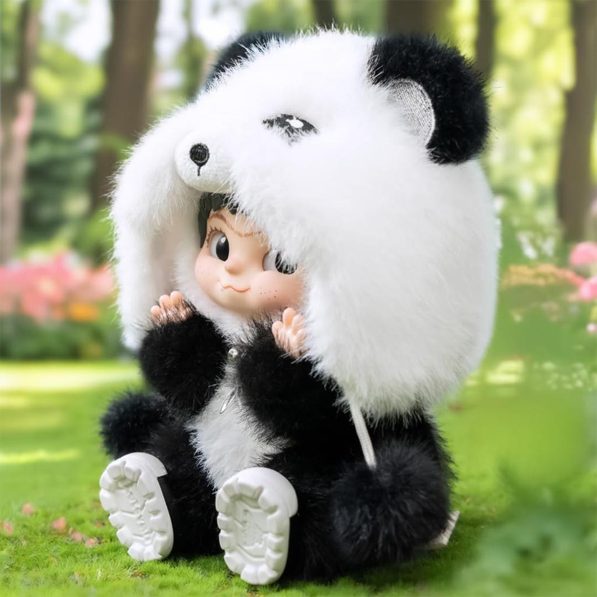 М'яка іграшка POP TOP Wakuku – Панда (Panda) – лімітована серія Letsvan — превʼю 6
