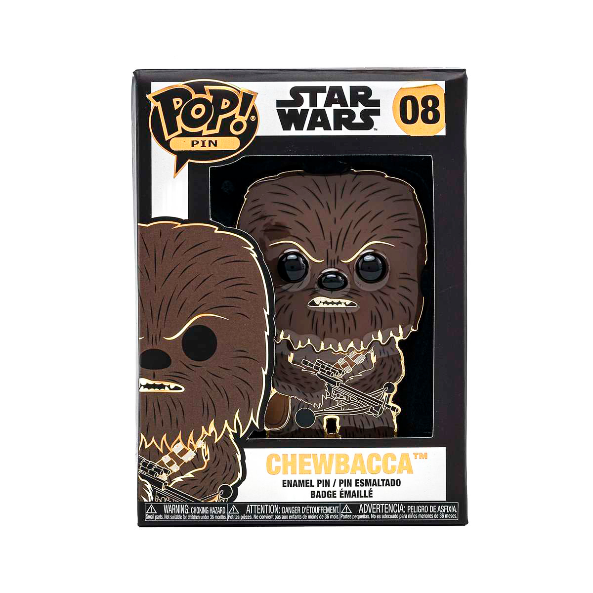 Колекційний пін Funko Pop Star Wars Chewbacca - Чуї Зоряні Війни Багатобарвний