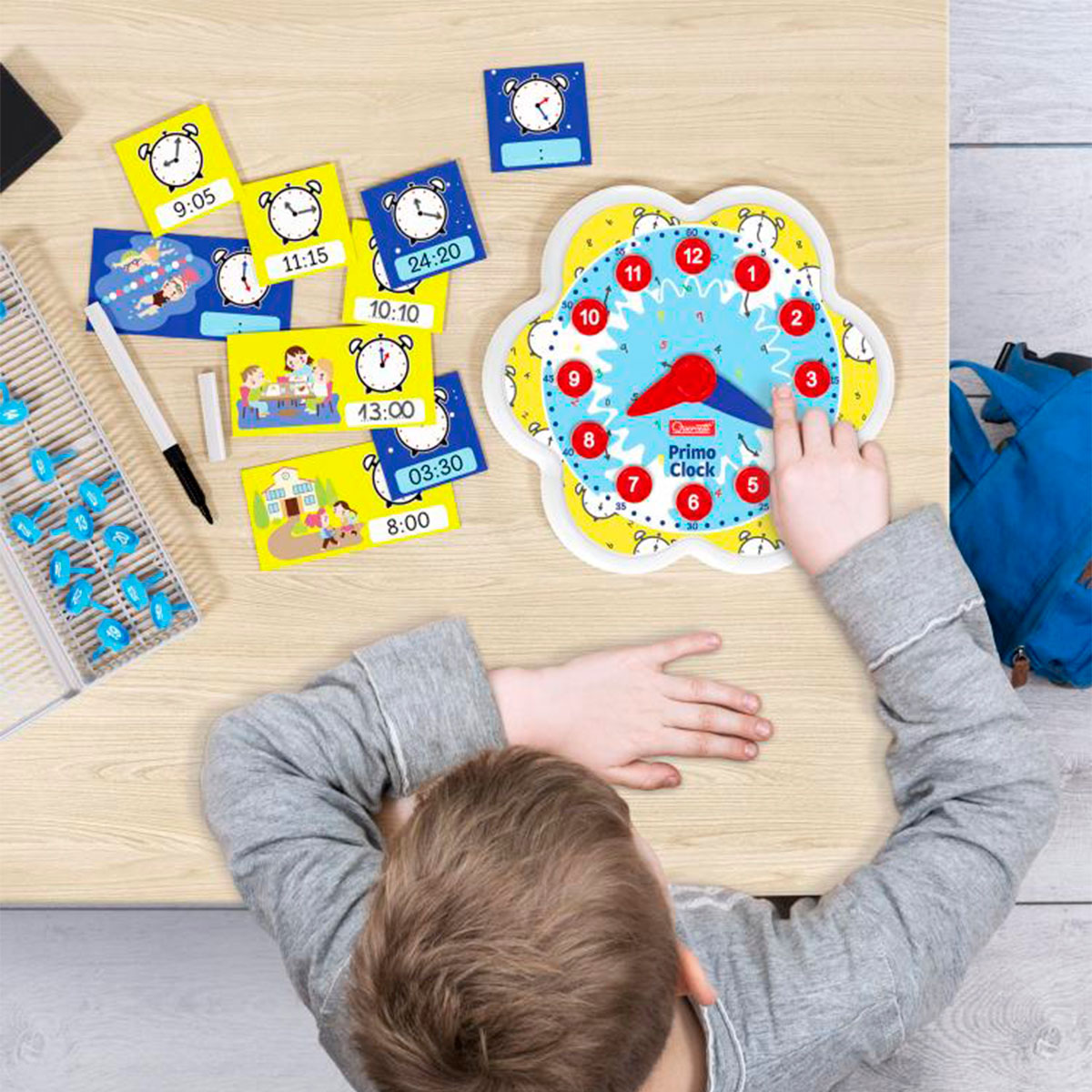 Навчальний ігровий набір Перший годинник Play Montessori для вивчення часу — превʼю 4