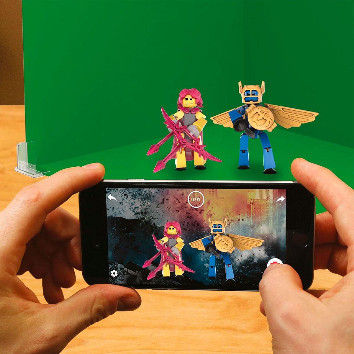 Ігровий набір для анімації Stikbot Legends Ребелл пластикова фігурка — превʼю 8