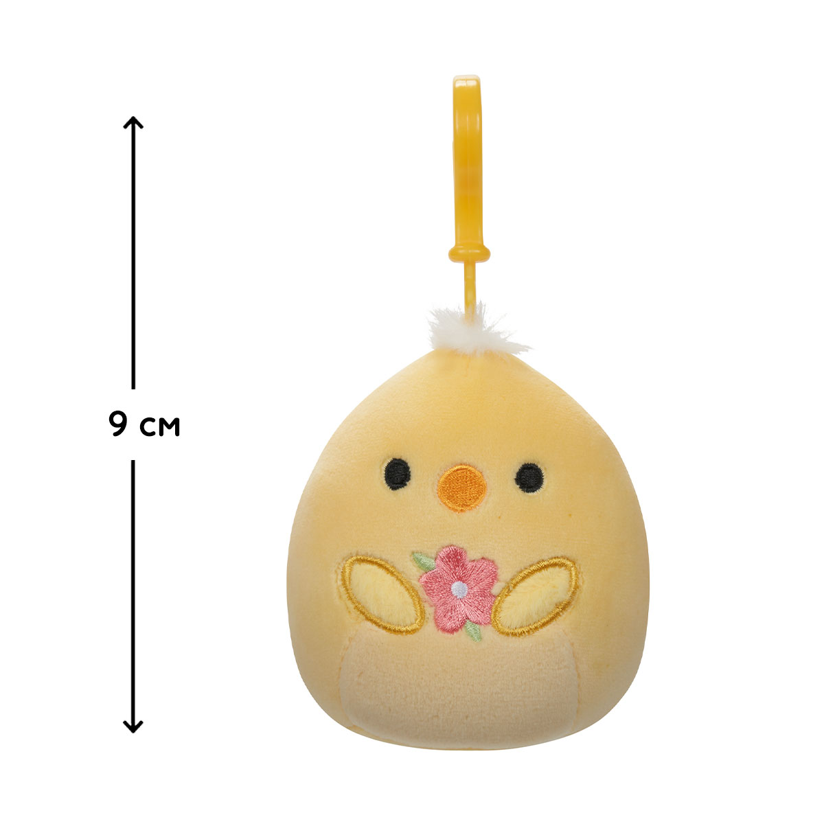 М'яка іграшка на кліпсі Squishmallows — Пташеня Трістон (Triston) — 9 см — превʼю 2