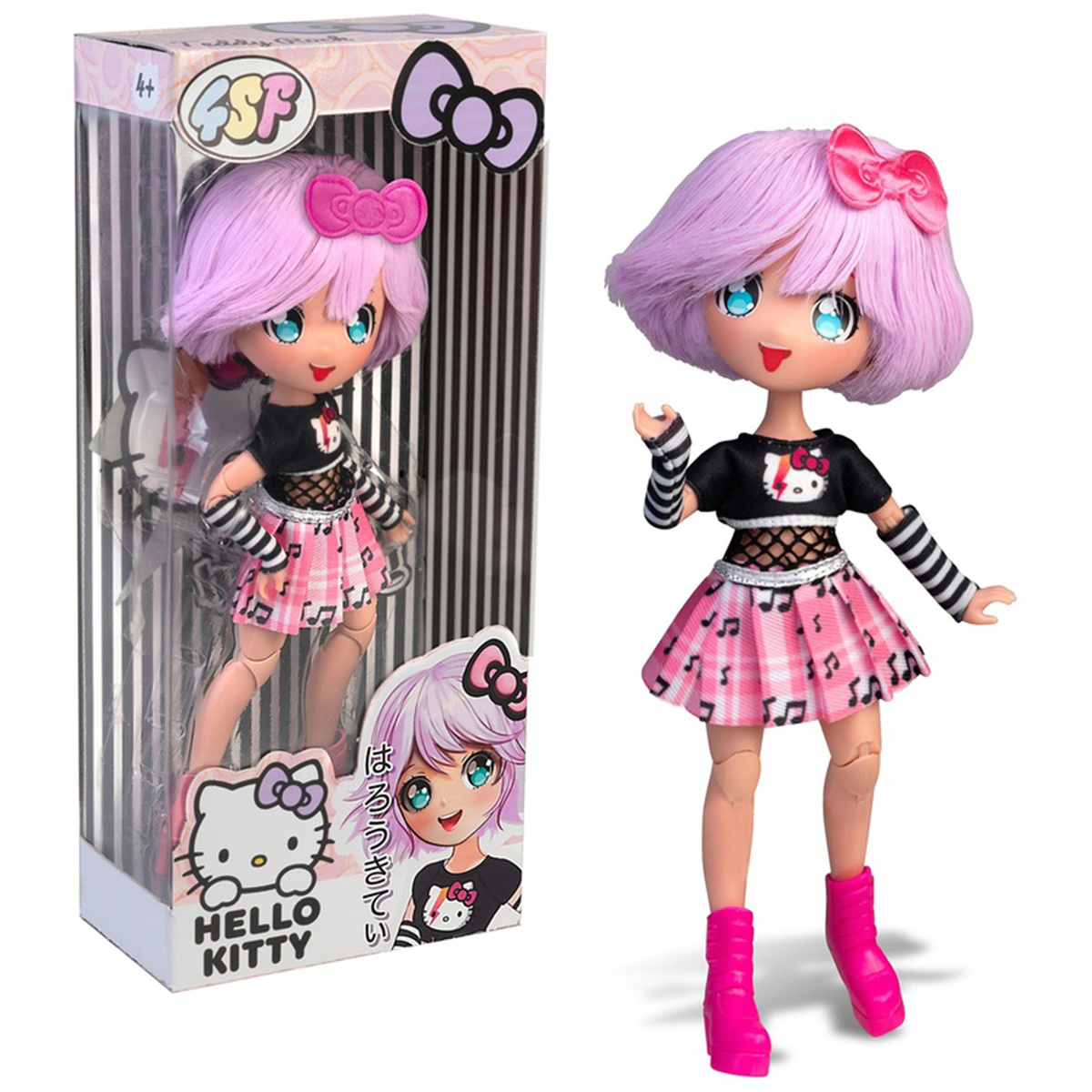 Лялька Manga Dolls Hello Kitty Тедді Рок 19,5 см