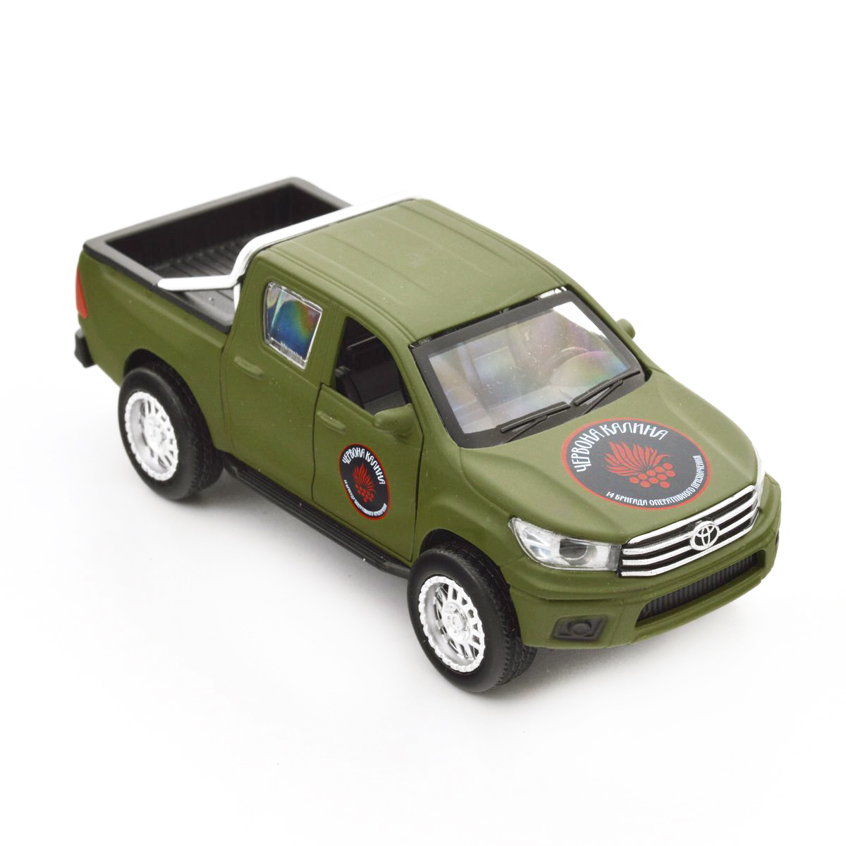 Автомодель TechnoDrive Toyota Hilux Червона калина 1:40 металева — превʼю 14