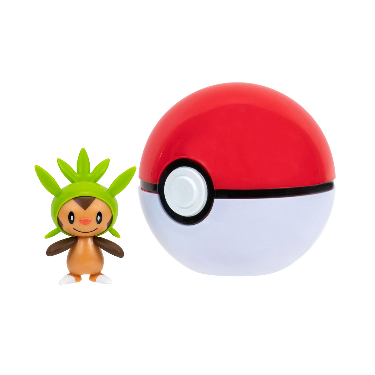 Ігровий набір Pokemon W14 Чеспін з покеболом Jazwares 5 см фігурка Зелений — превʼю 2