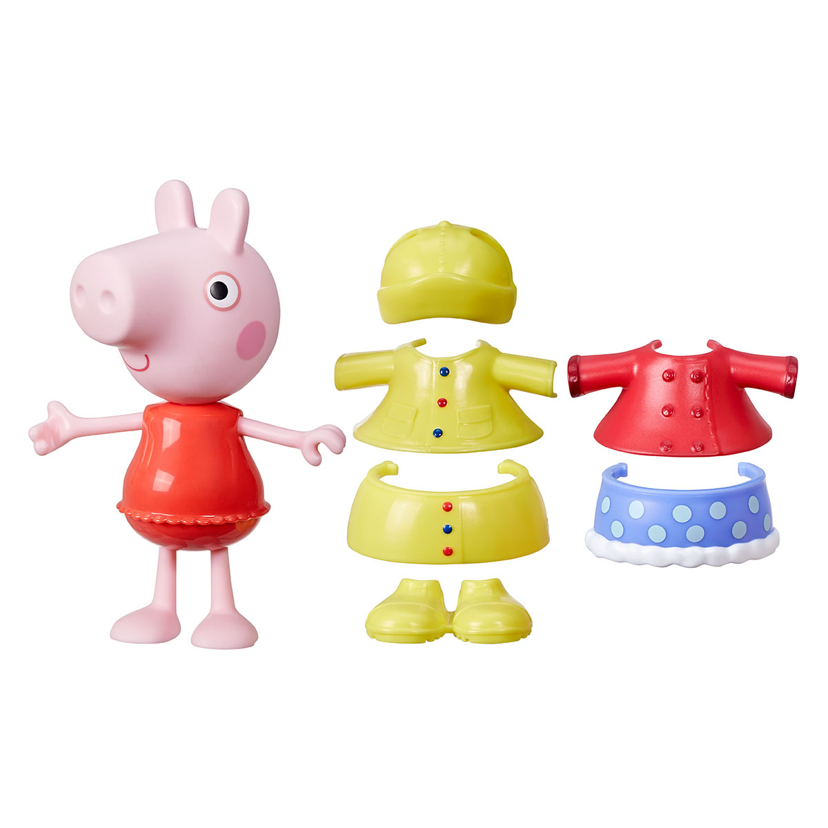 Ігровий набір дитячий Peppa Figurines Одягни Пеппу 15 см з аксесуарами — превʼю 3