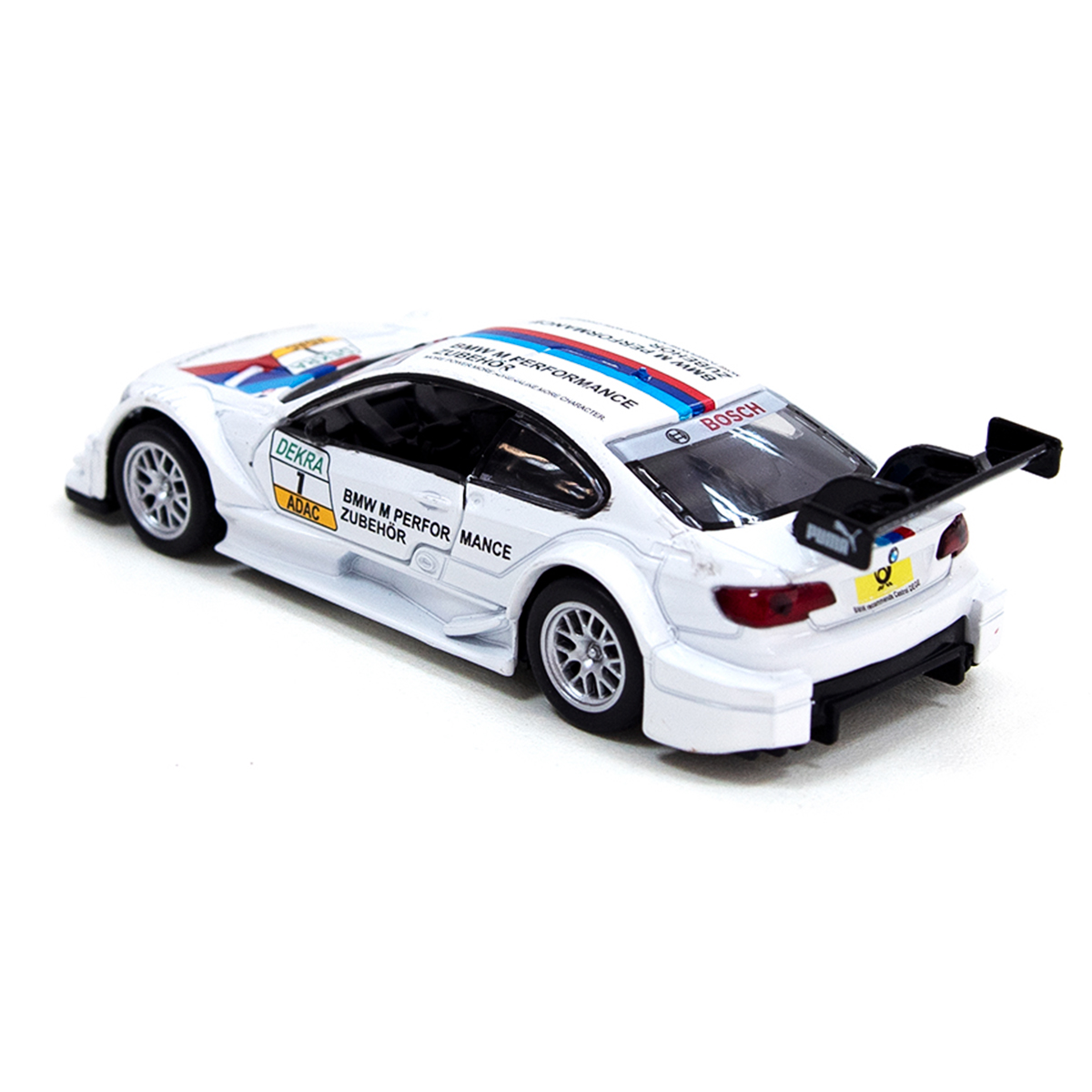 Автомодель BMW M3 DTM TechnoDrive металева з функцією pull-back Біла — превʼю 6