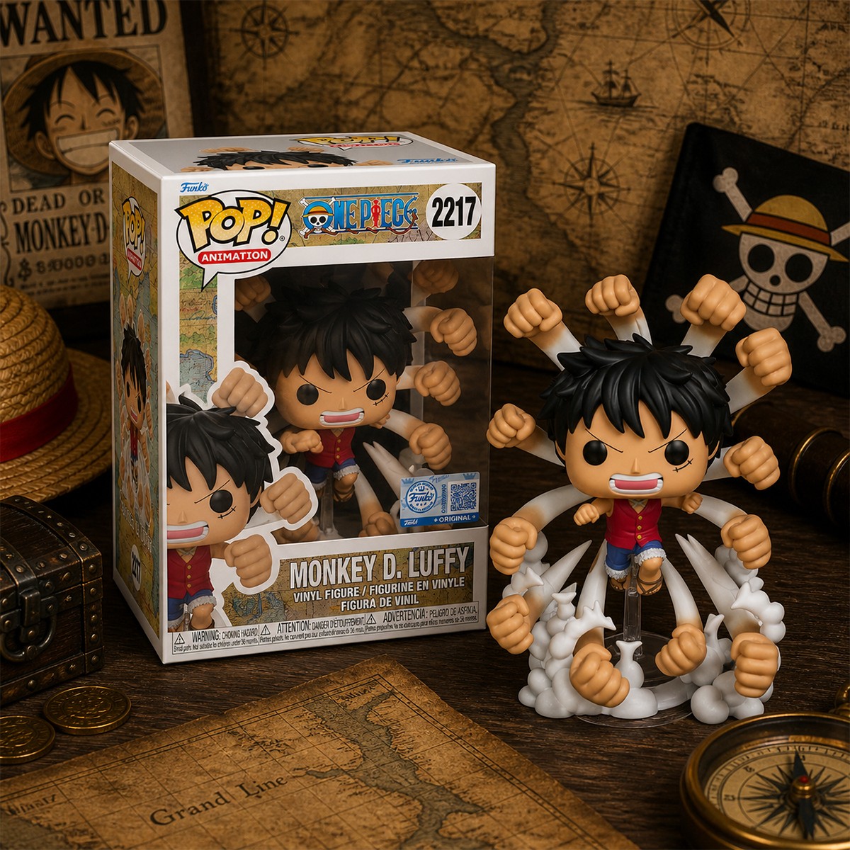 Фігурка Монкі Д Луфі (Monkey D Luffy) — Funko Pop — One Piece — превʼю 3