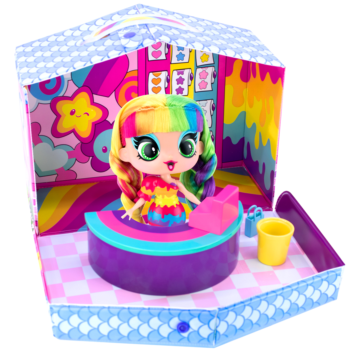 Ігровий набір з лялькою Дизайнерський магазин наліпок MGA Entertainment Decora — превʼю 3