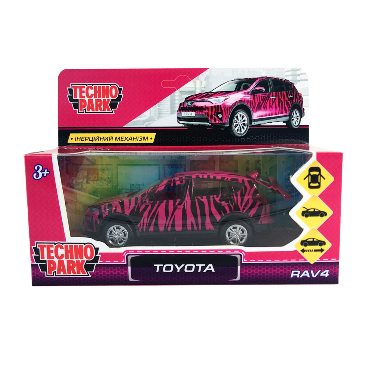 Автомодель Toyota RAV4 Techno Park 12 см Бруснична — превʼю 4