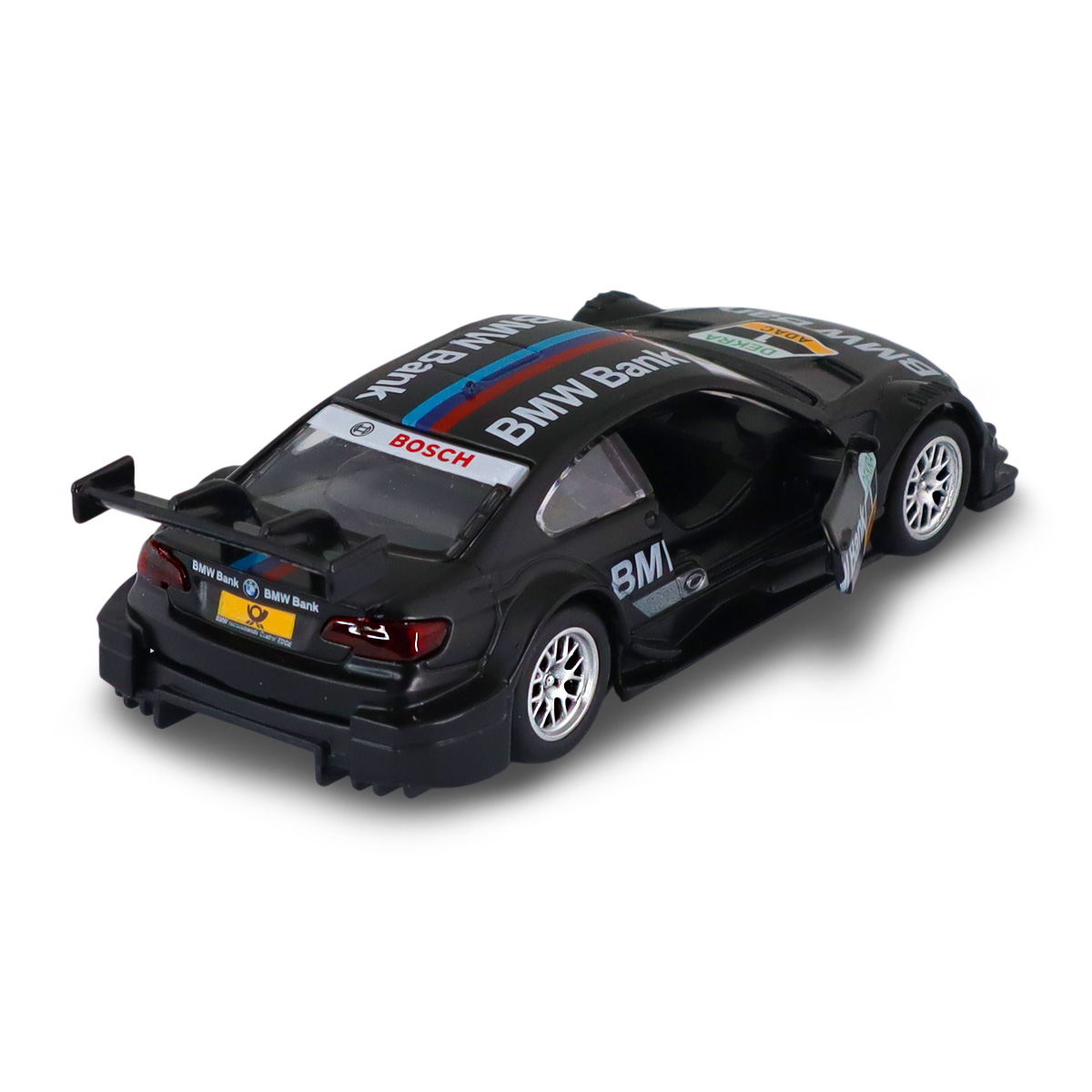 Автомодель BMW M3 DTM Techno Drive 1:42 Чорна металева — превʼю 2