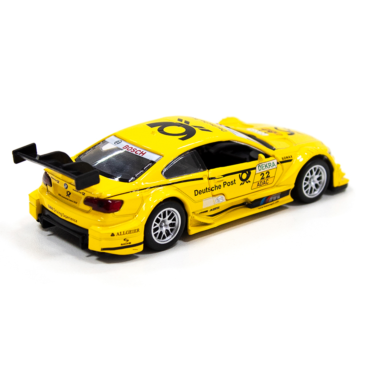 Автомодель Techno Drive BMW M3 DTM металева жовта — превʼю 8