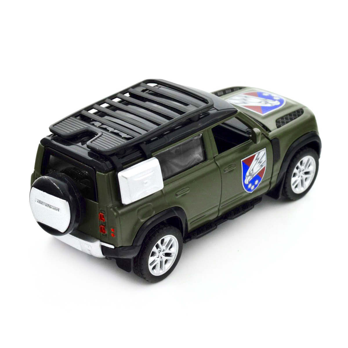 Колекційна модель Land Rover Defender 110 25 ОПДБр Techno Drive 1:43 металева — превʼю 12