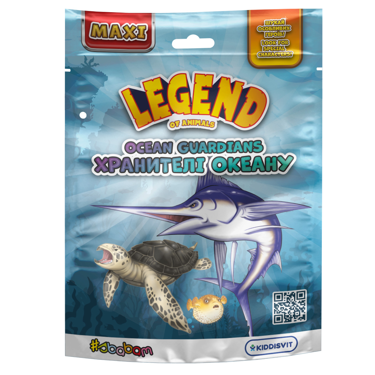 Стретч-іграшка тварина Legend of Animals Максі Хранителі океану для дітей — превʼю 1