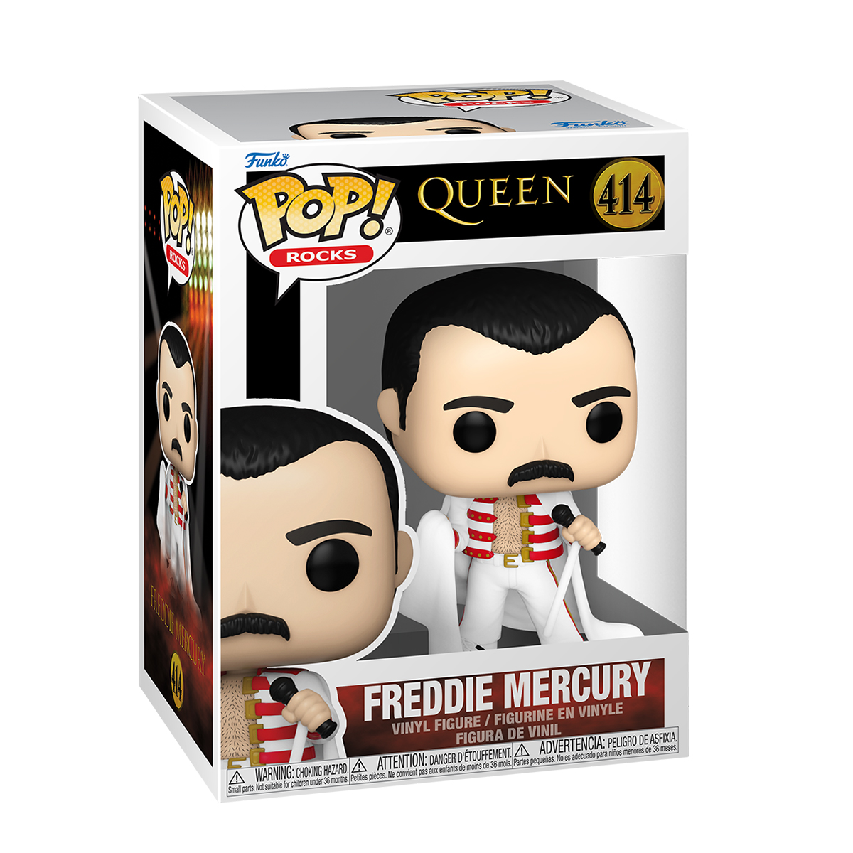 Колекційна фігурка Funko POP Queen - Freddie Mercury музична серія — превʼю 1