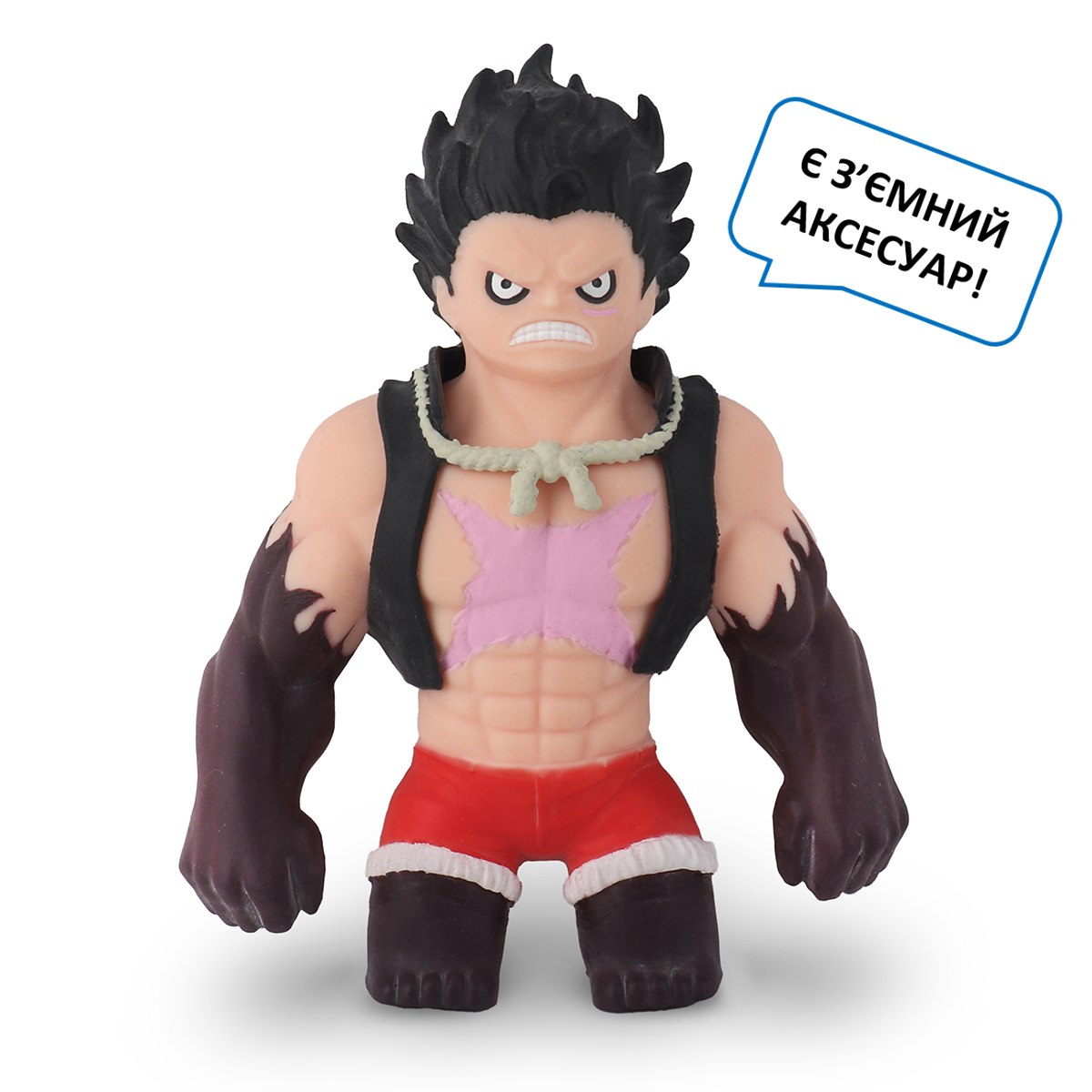 Стретч-іграшка Elastikorps One Piece Luffy 4 Gear Людина-змія Колекційна — превʼю 3
