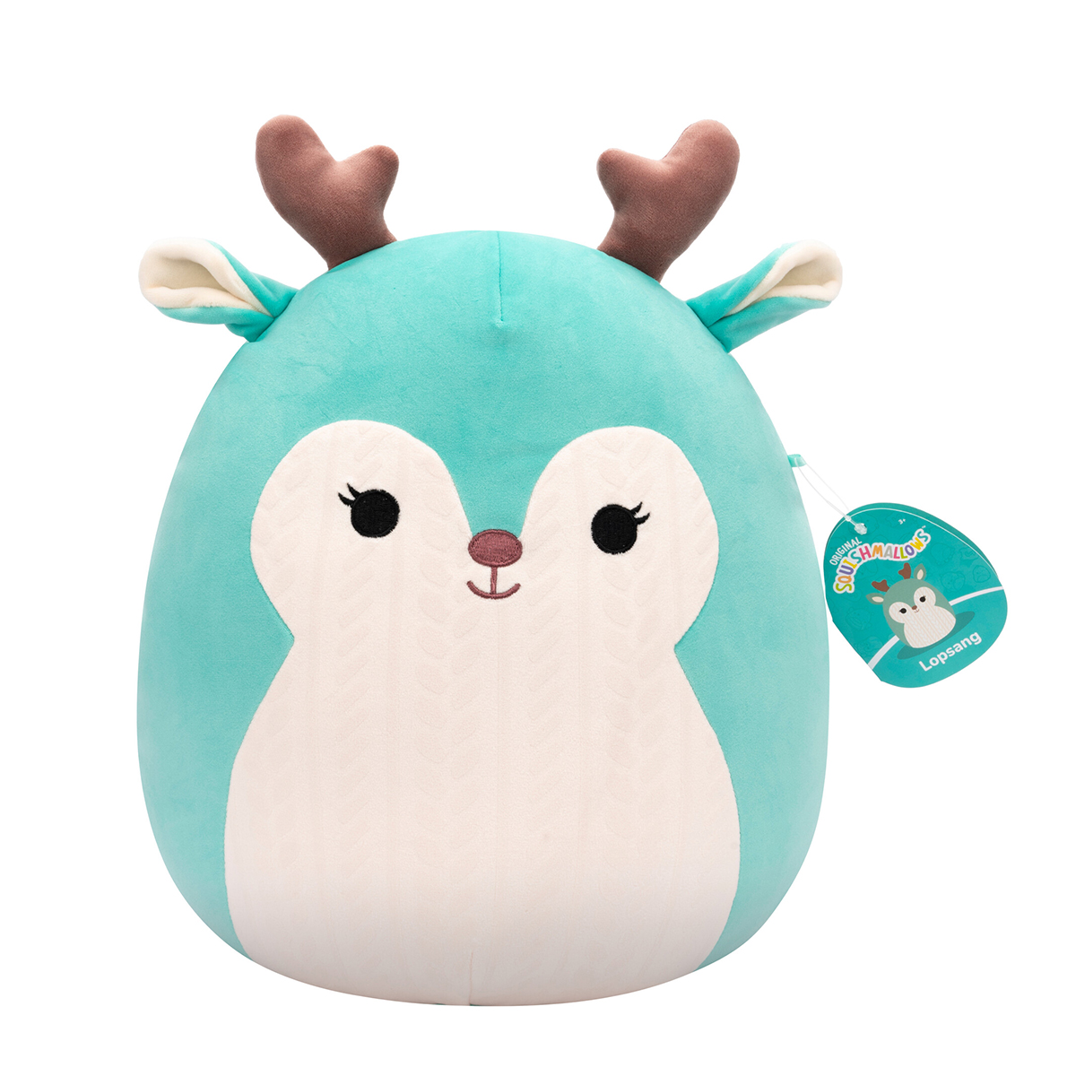 М'яка іграшка Squishmallows – Олень Лопсанг (Lopsang) – 30 см — превʼю 7