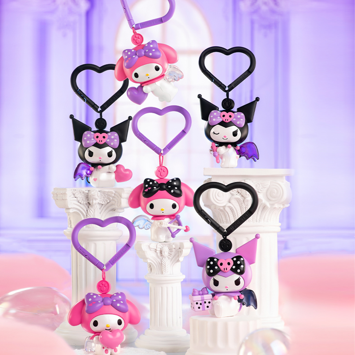 Механічна іграшка Sanrio Pop Top – Kuromi & My Melody – 8 см — превʼю 4