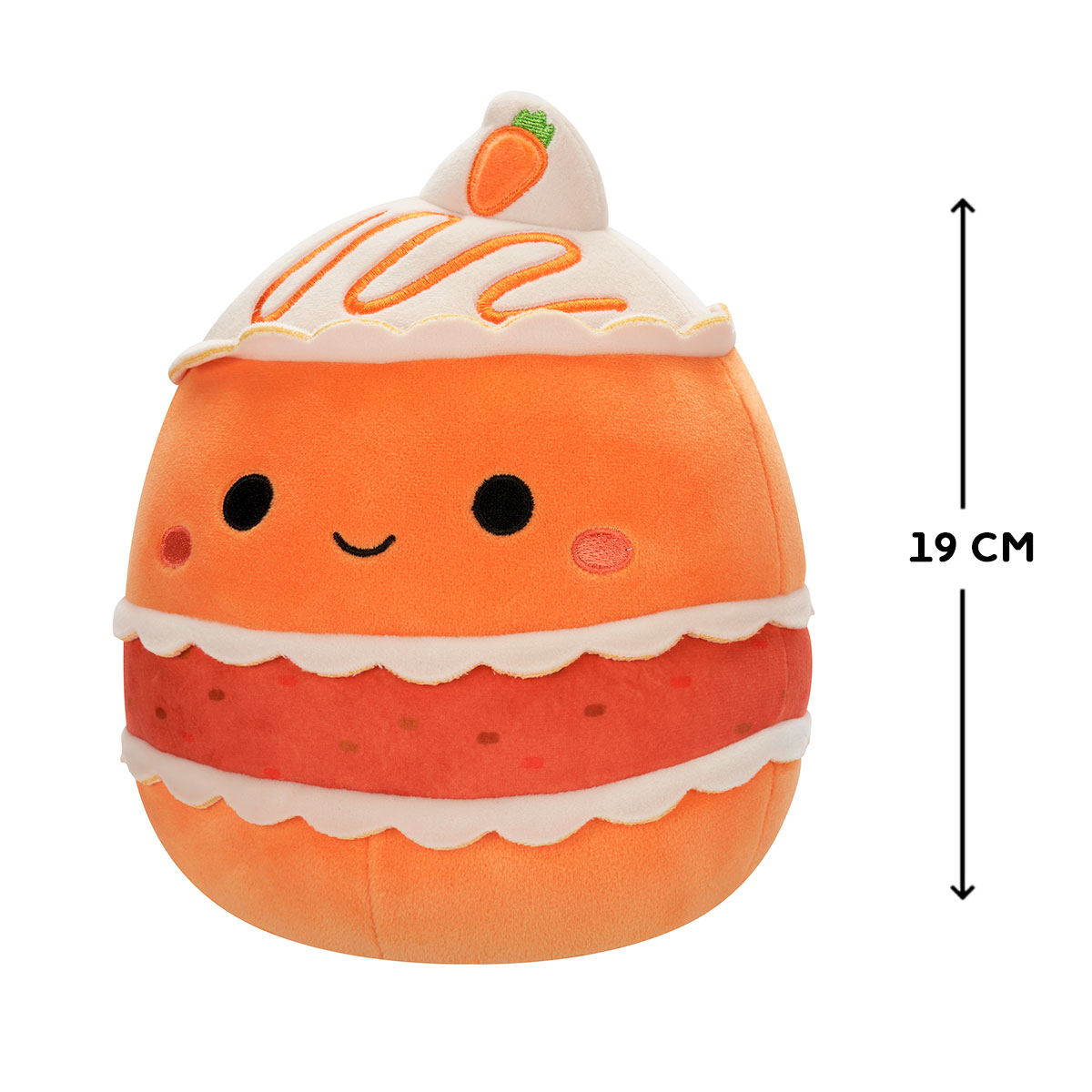 М'яка іграшка Squishmallows - Морквяний тортик (19 cm) — превʼю 2