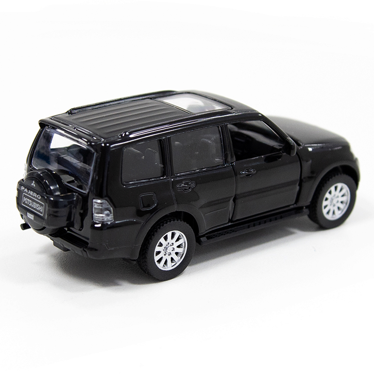 Автомодель Techno Drive Mitsubishi Pajero 4WD Turbo металева Чорна — превʼю 8