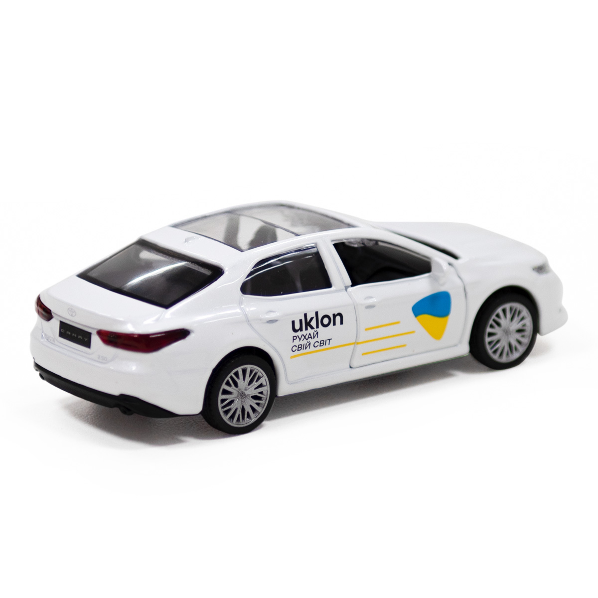 Автомодель TechnoDrive Toyota Camry Uklon металева Біла — превʼю 6