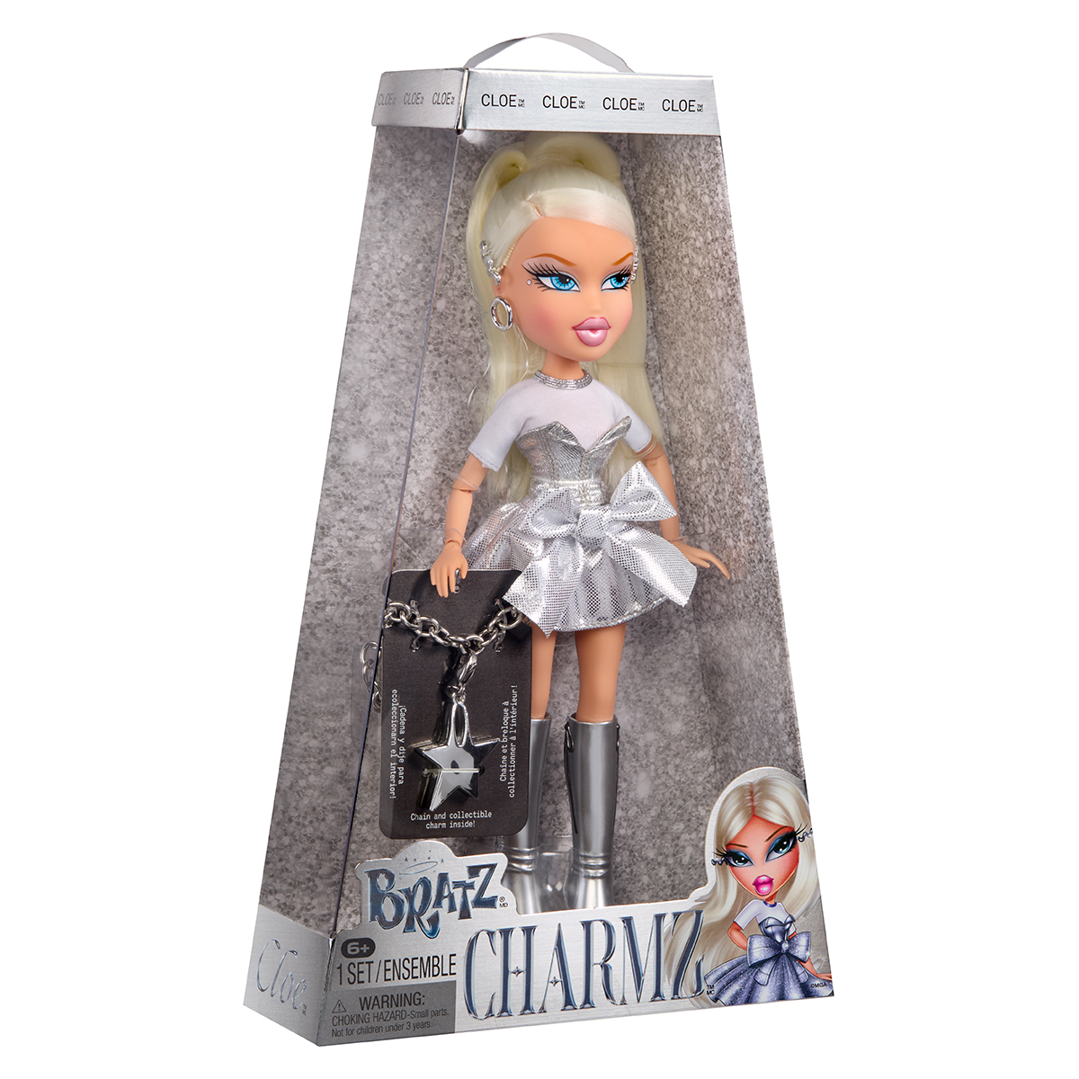 Ігровий набір з лялькою Charmz Хлоя Bratz 25-річчя 25 см Світло-бежевий — превʼю 2