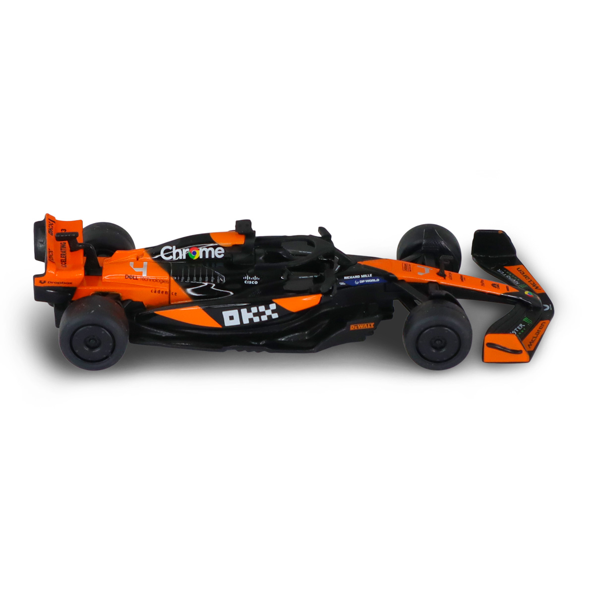 Автомодель Techno Drive McLaren F1 2024 металева 1:43 Помаранчева — превʼю 12