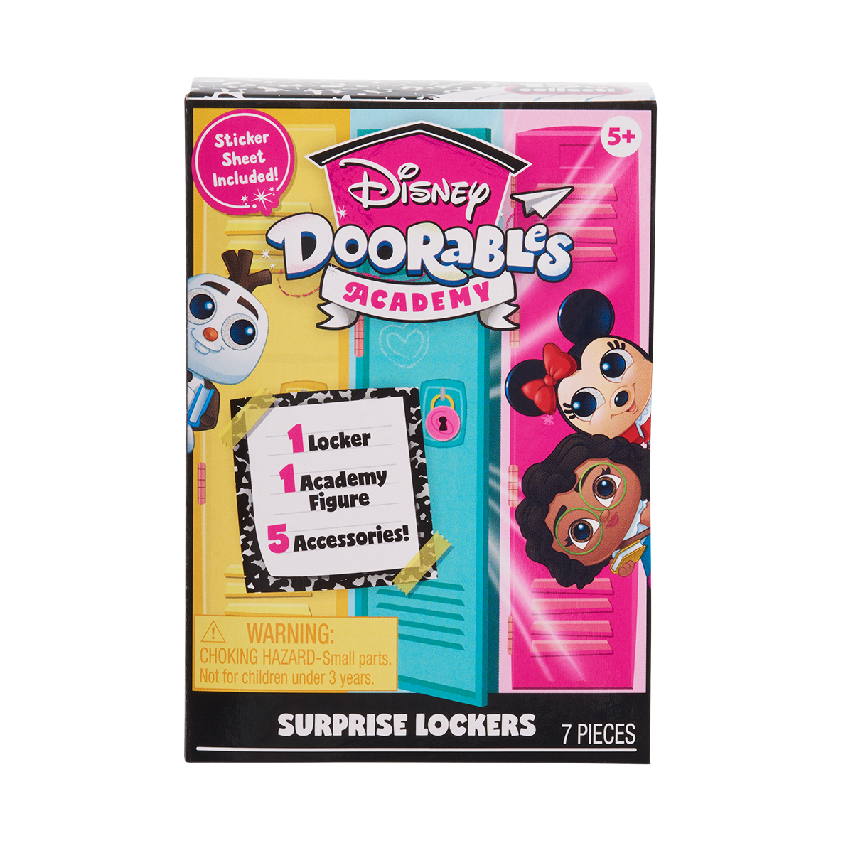 Ігровий набір Disney Doorables Шафка з сюрпризом фігурка 3 см Кольоровий