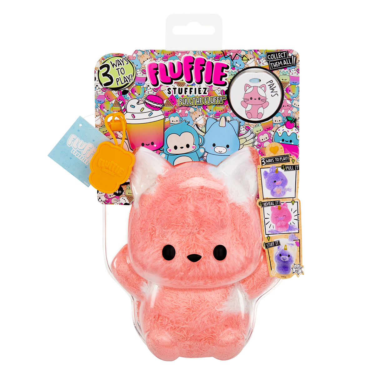 М’яка іграшка антистрес Fluffie Stuffiez – Котик Cat – Fluffie Stuffiez