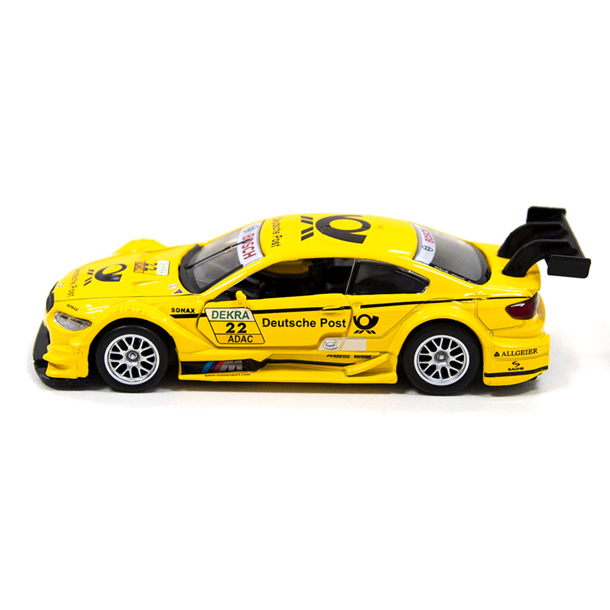 Автомодель Techno Drive BMW M3 DTM металева жовта — превʼю 5