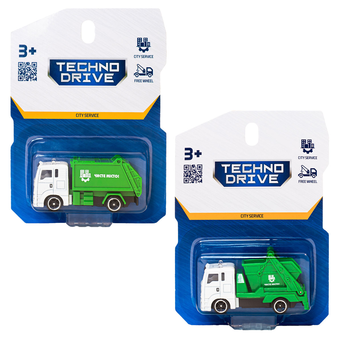 Машинка ігрова TechnoDrive Міська служба 1:64 — превʼю 12