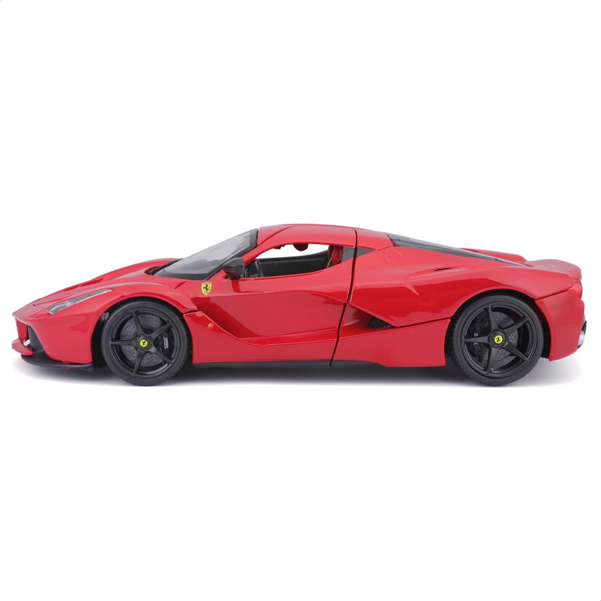 Колекційна автомодель Bburago LaFerrari 1:18 червона з металевим корпусом — превʼю 2