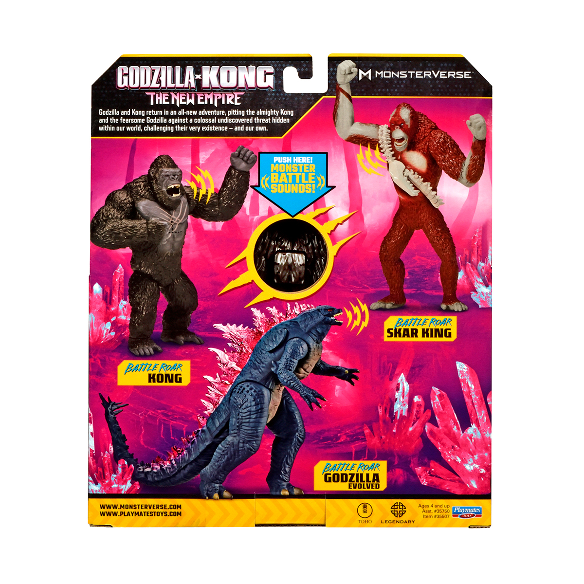 Фігурка Godzilla x Kong Конг з рухливими частинами тіла 18 см зі звуком — превʼю 7