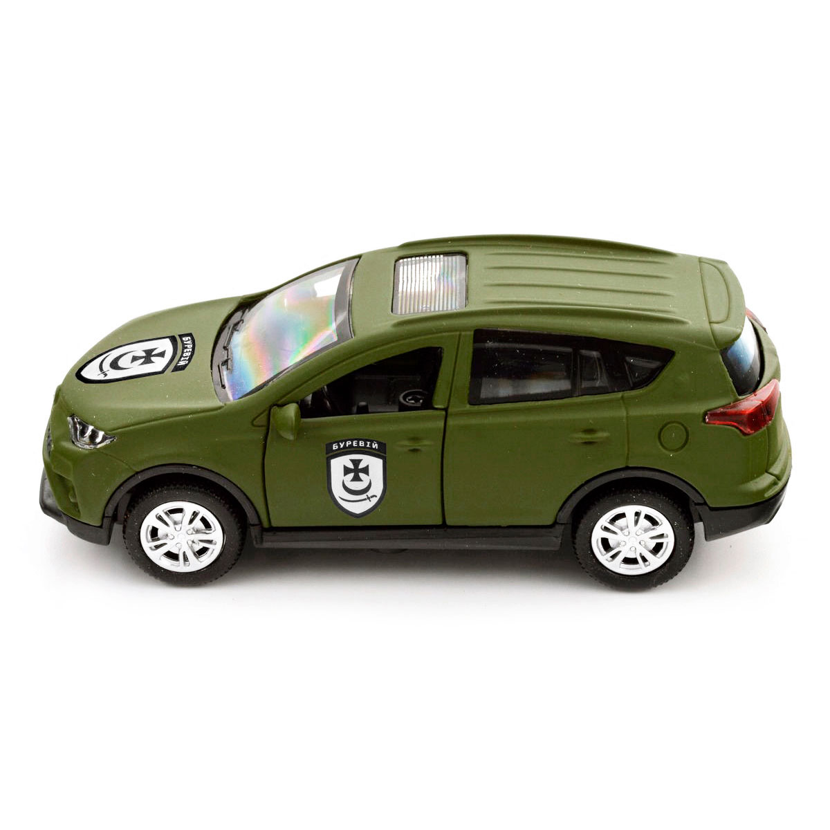 Автомодель Toyota RAV4 Буревій TechnoDrive 1:40 Шеврони Героїв металева — превʼю 9