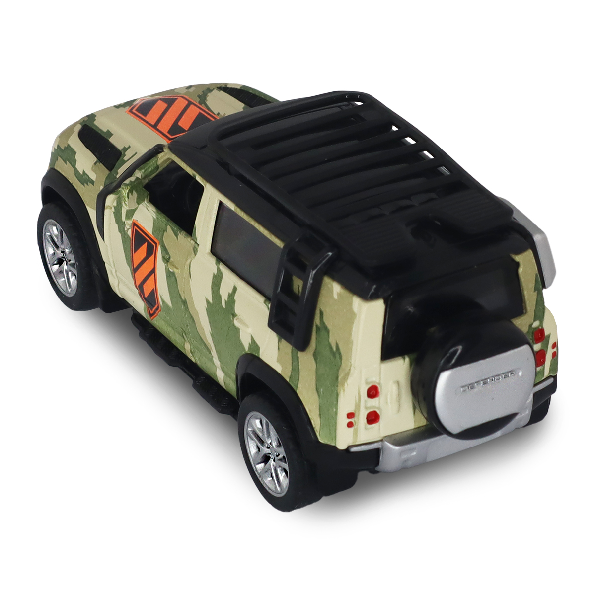 Автомодель TechnoDrive Land Rover Defender 110 3 ОШБр серії Шеврони Героїв 1:43 — превʼю 9