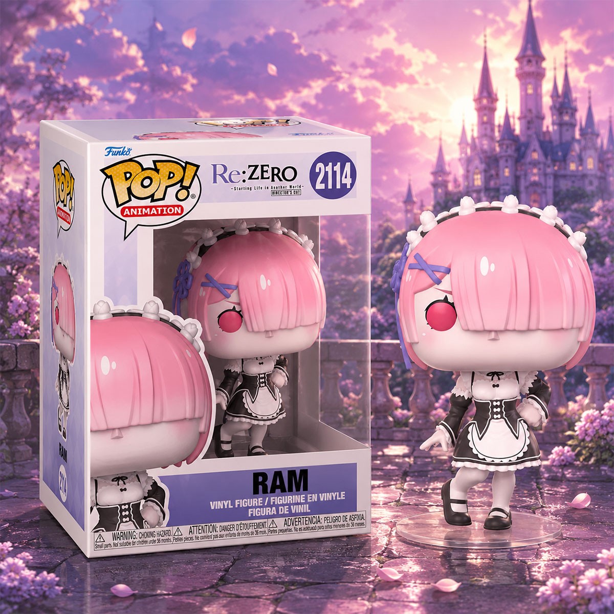 Фігурка Рам (Ram) — Funko Pop — Re:ZERO Starting Life in Another World — превʼю 3