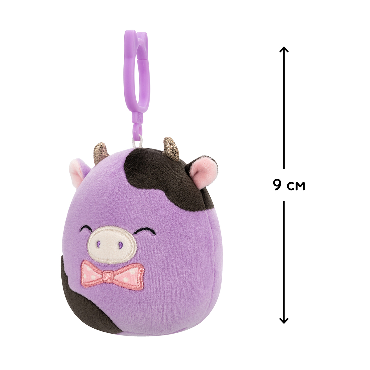 М'яка іграшка на кліпсі Squishmallows – Корівка Олексі (Cow Alexie) — превʼю 2