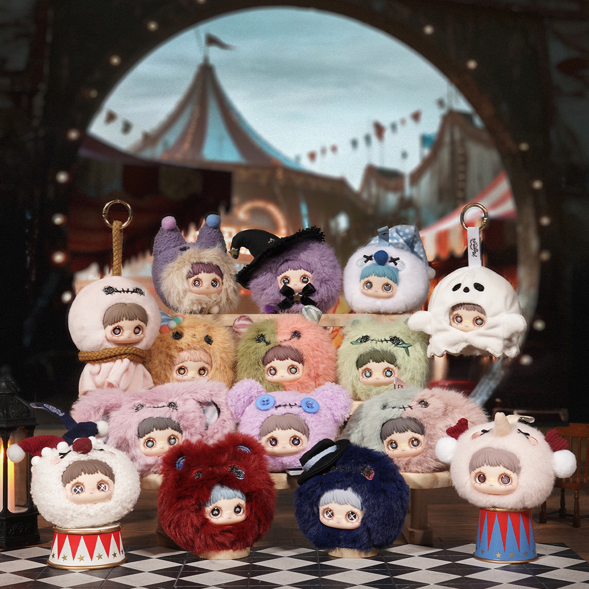 М'яка іграшка POP TOP Hi TOY – MayMei Шалений цирк – Кільце – Кольорова — превʼю 10