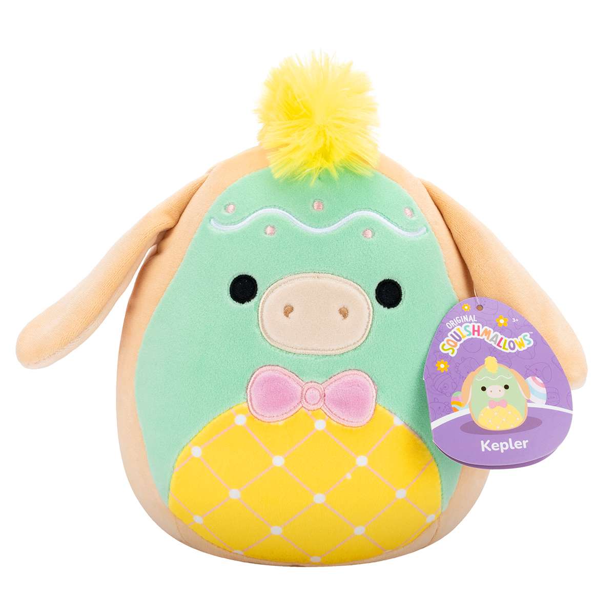 М'яка іграшка Squishmallows – Пастельний віслючок (Pastel Donkey) – 19 см — превʼю 7