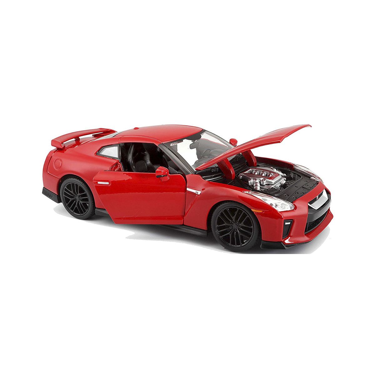 Автомодель Nissan GT-R Bburago 1:24 металева з дверцятами — превʼю 5