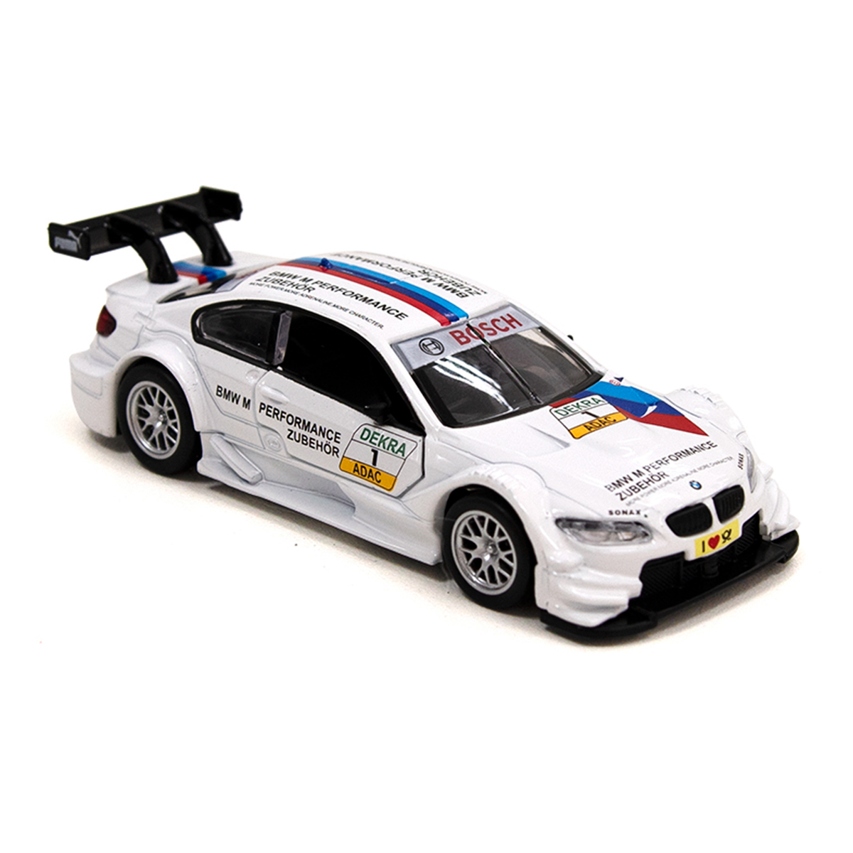 Автомодель BMW M3 DTM TechnoDrive металева з функцією pull-back Біла — превʼю 10