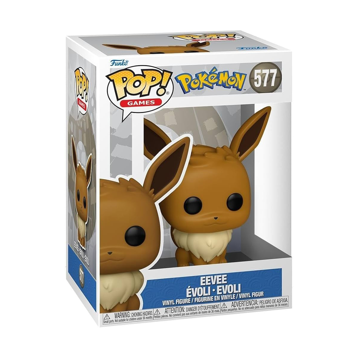 Ігрова фігурка Колекційна Funko Pop Eevee - Іві Герої ігор Коричневий — превʼю 1