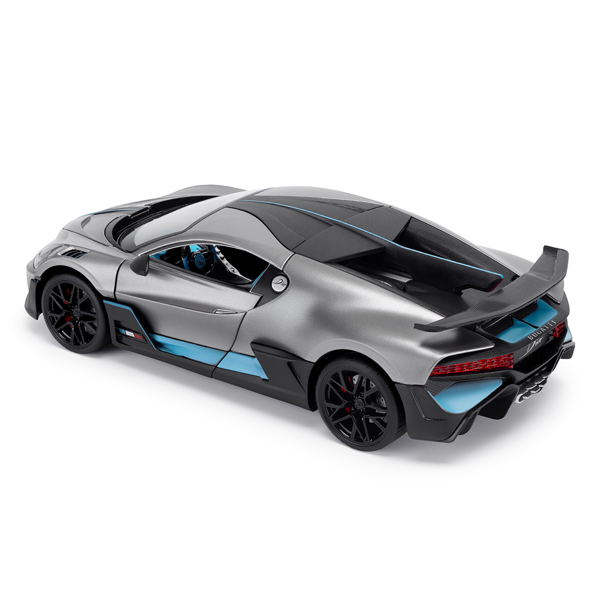 Автомодель Techno Drive Bugatti Divo металева 1:18 Сіра — превʼю 10