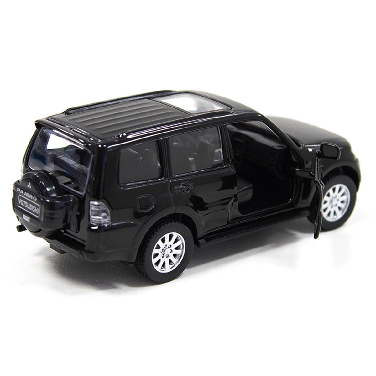 Автомодель Techno Drive Mitsubishi Pajero 4WD Turbo металева Чорна — превʼю 12
