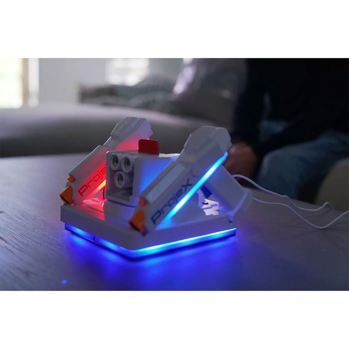 Ігровий набір для лазерних боїв з проектором Laser X Animated для дітей — превʼю 6