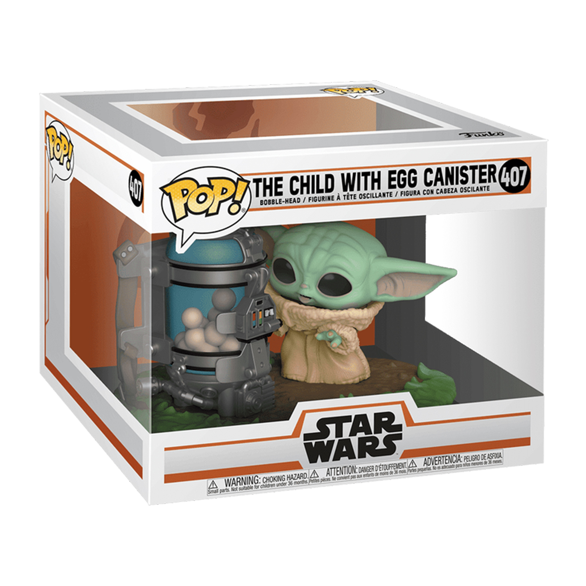 Ігрова фігурка Колекційна Funko POP The Mandalorian Grogu - Грогу Різнокольоровий