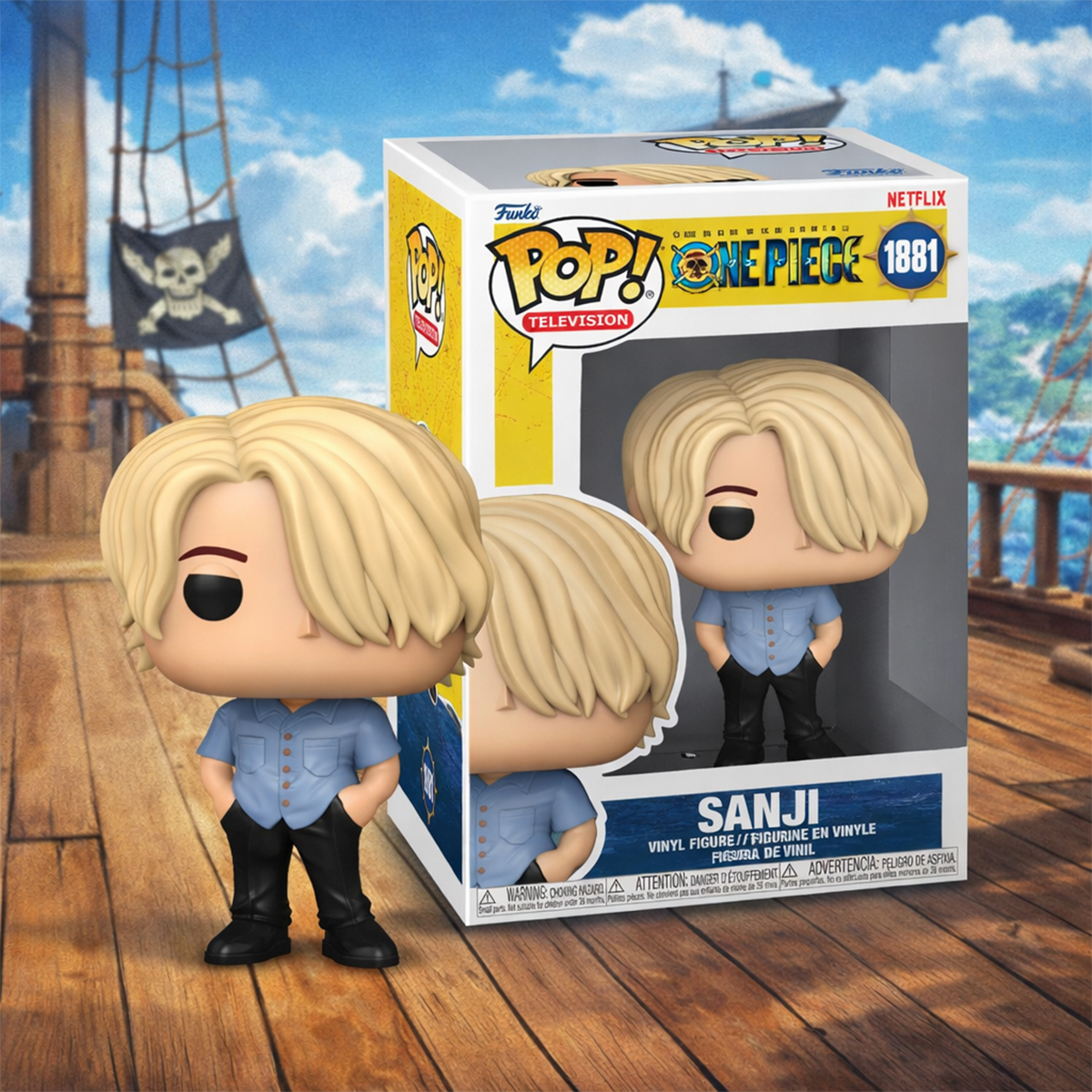 Колекційна ігрова фігурка Funko POP - One Piece - Sanji - Аніме Аніме — превʼю 3