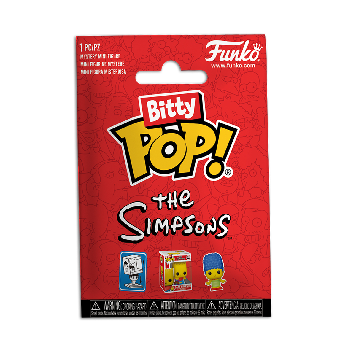 Фігурка Funko Bitty Pop — Сімпсони (The Simpsons) — 2.3 см в асортименті — превʼю 1