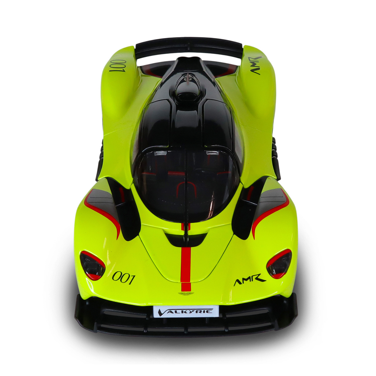Автомодель Aston Martin Valkyrie Techno Drive 1:18 Жовта металева — превʼю 15