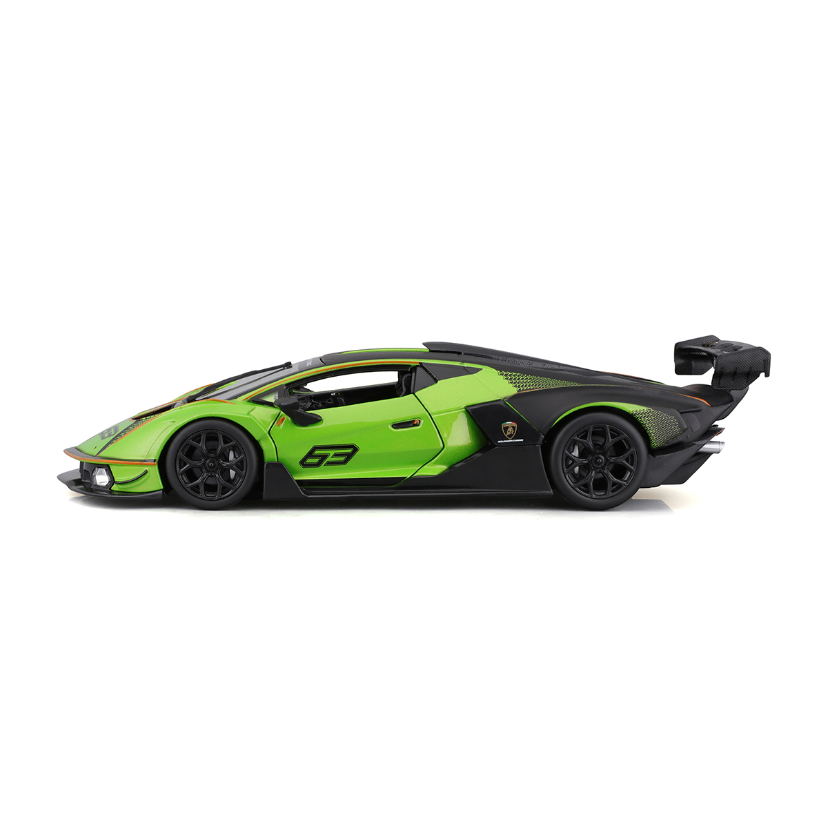 Колекційна автомодель Lamborghini Essenza SCV12 Bburago 1:24 Зелена — превʼю 3